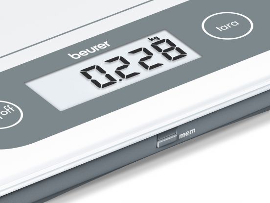 MULTI -USE X LARGE GLASS SCALE - with memory display-203