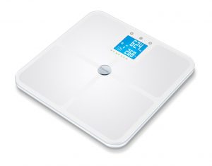 GLASS BODY FAT SCALE WITH BLUETOOTH CONNECTIVITY - ITO Coating BF950-0